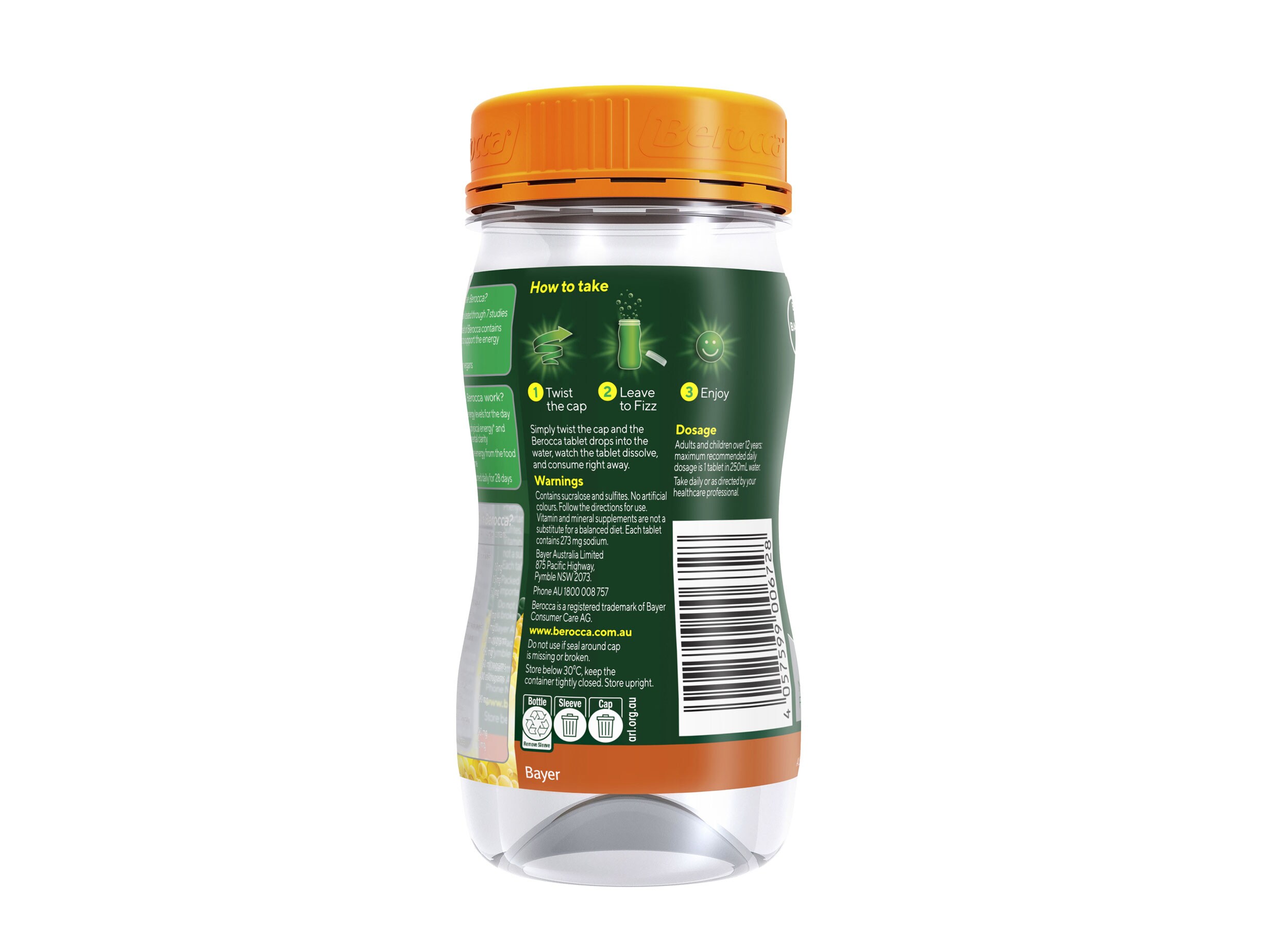 Berocca Twist n Go Front
