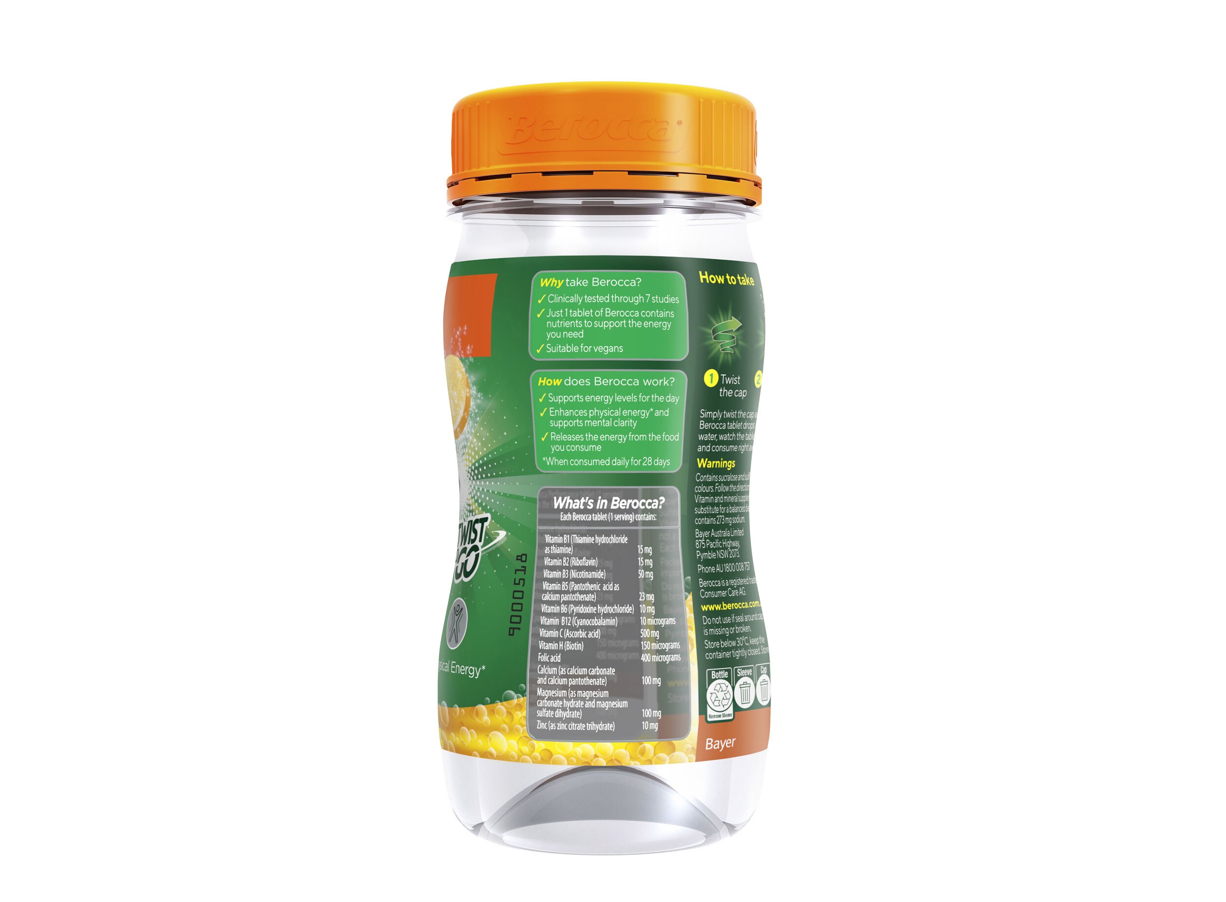 Berocca Twist n Go Front