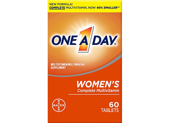 orange box of women's one a day complete multivitamin 